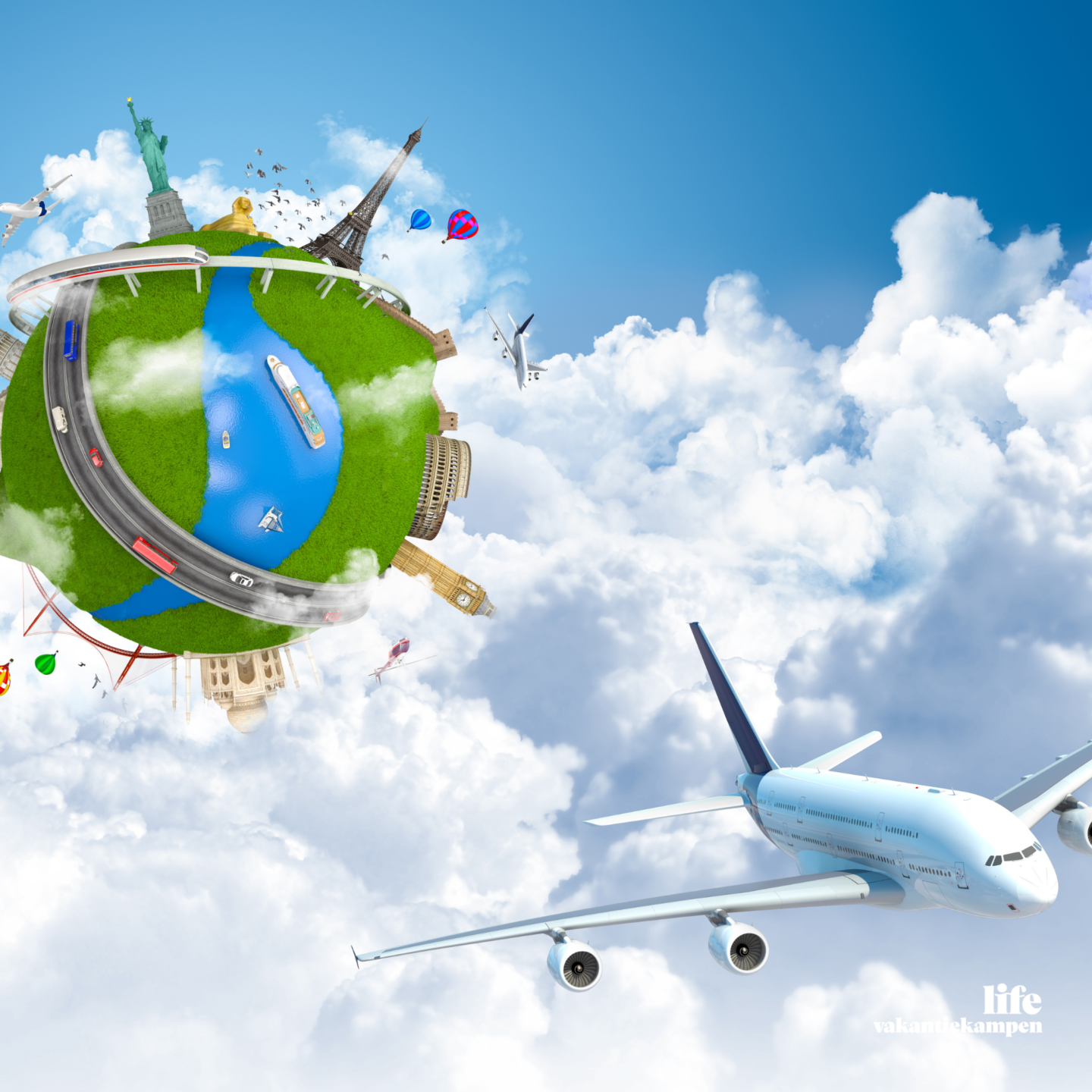 Reis rond de wereld kids