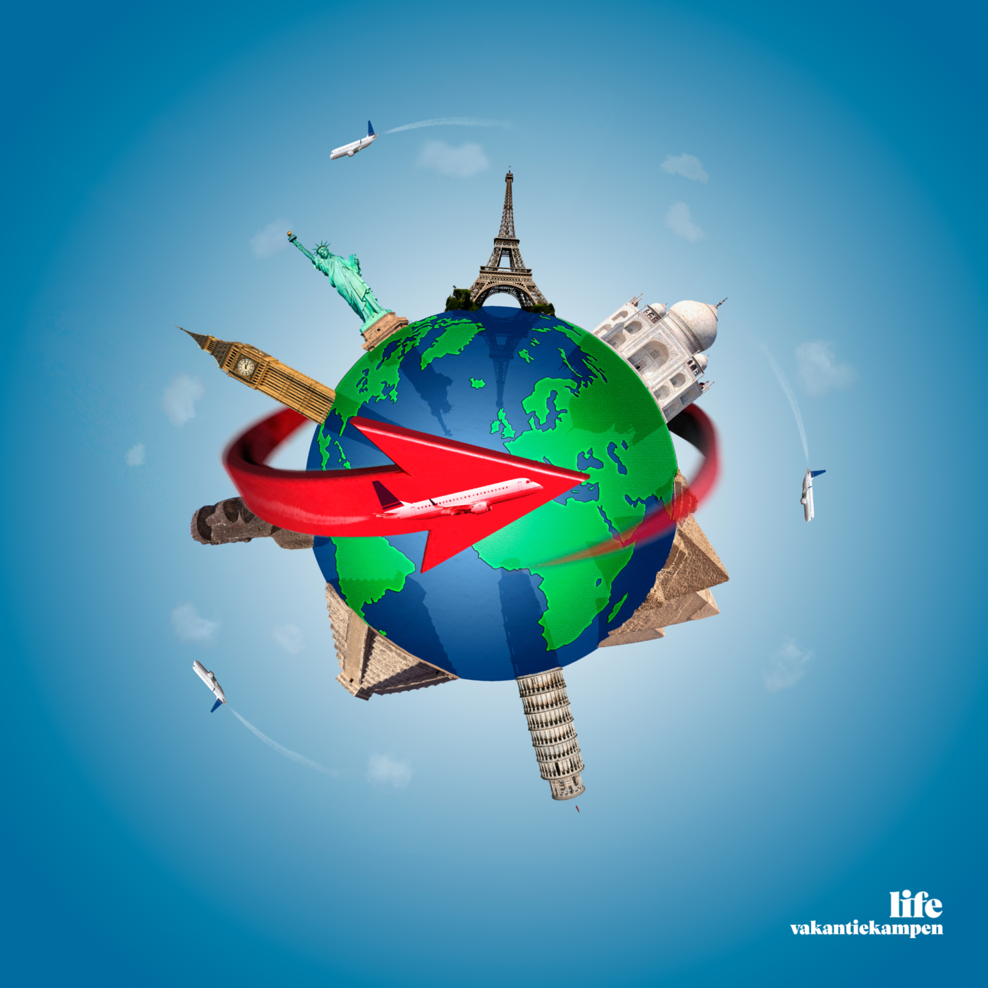 Reis rond de wereld kleuters