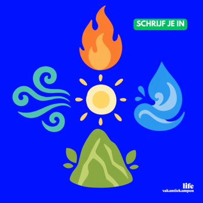 4 natuurelementen Kleuters